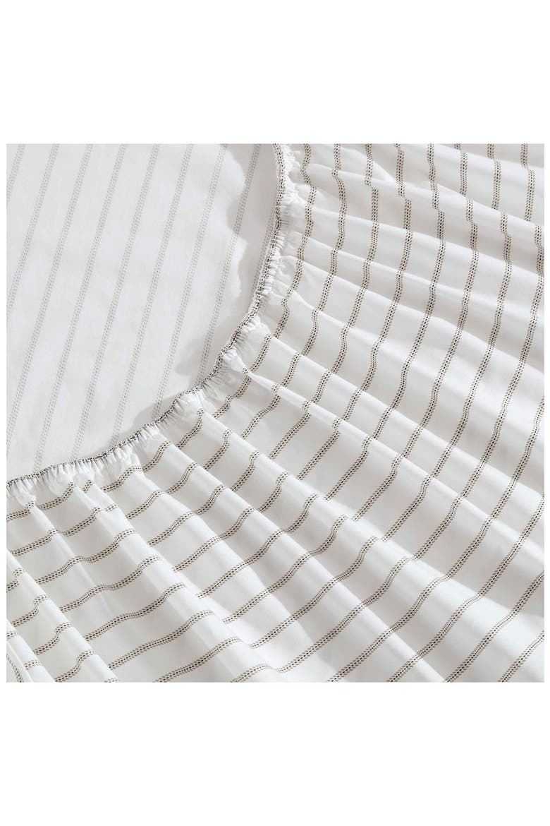 Essential Stripe Sheet Set, Alternate, color, WHITE/ BEIGE/ GREY