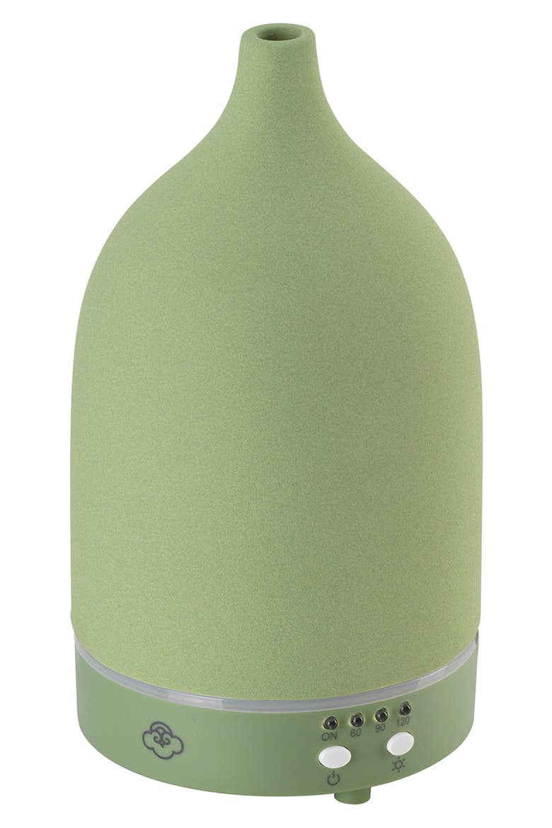 Vapor Ceramic Ultrasonic Diffuser, Alternate, color, GREEN