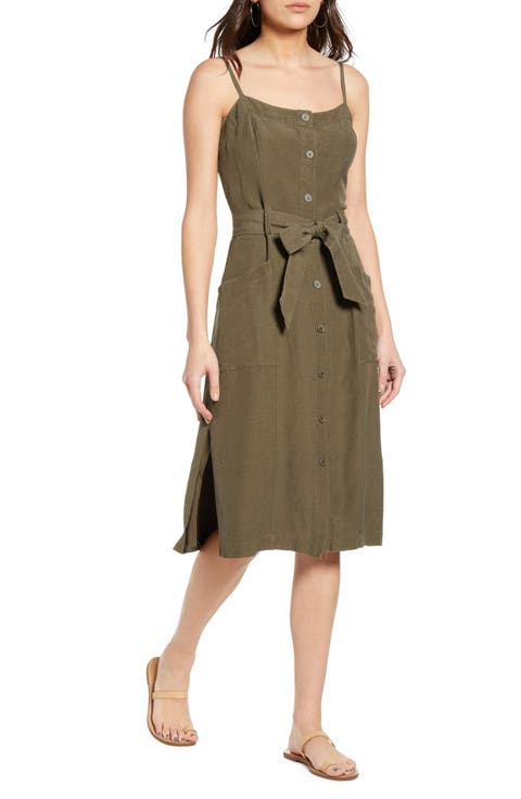 Evie Sleeveless Tie Waist Dress