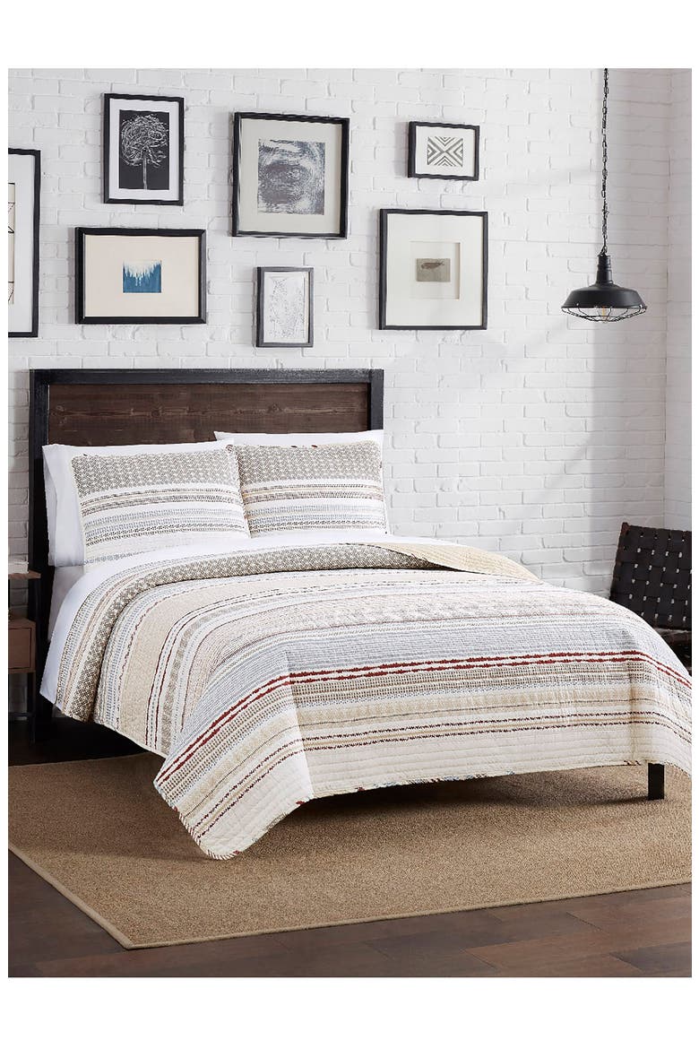 Leigha Vertical Stripe 3-Piece Quilt Set, Alternate, color, LEIGHA STRIPE