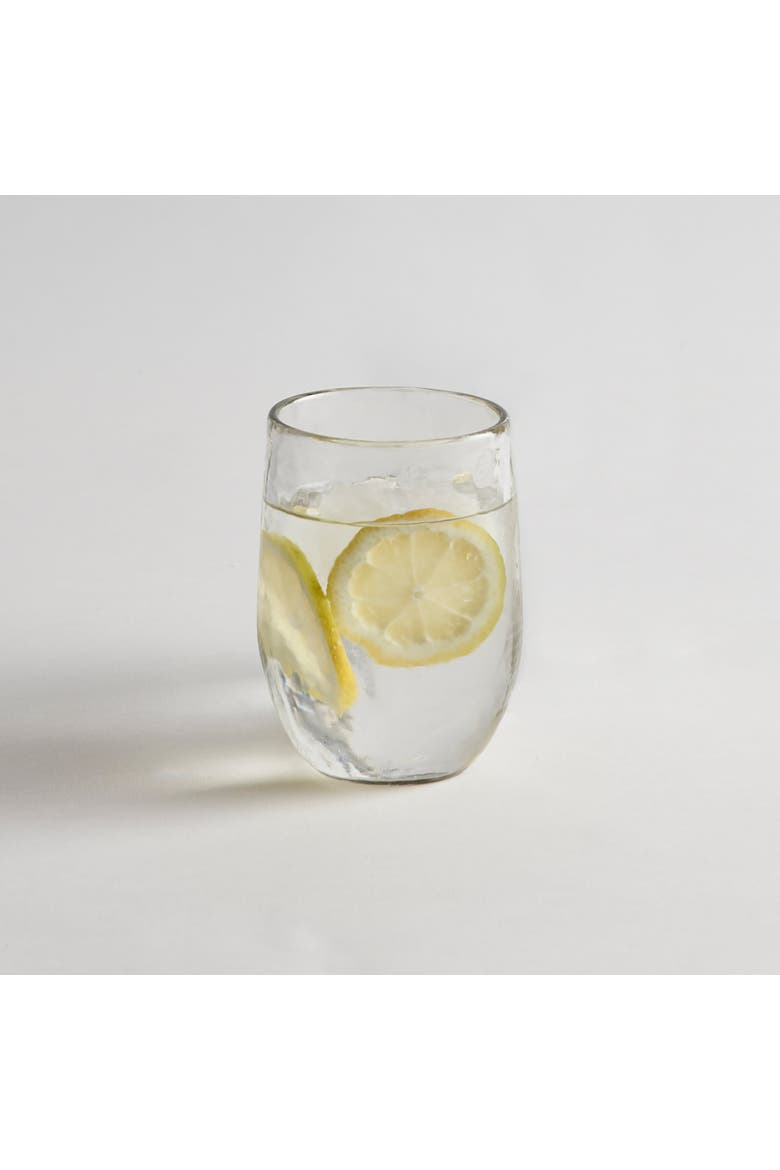 Pebbled Medium Glasses - Set of 4, Main, color, Clear