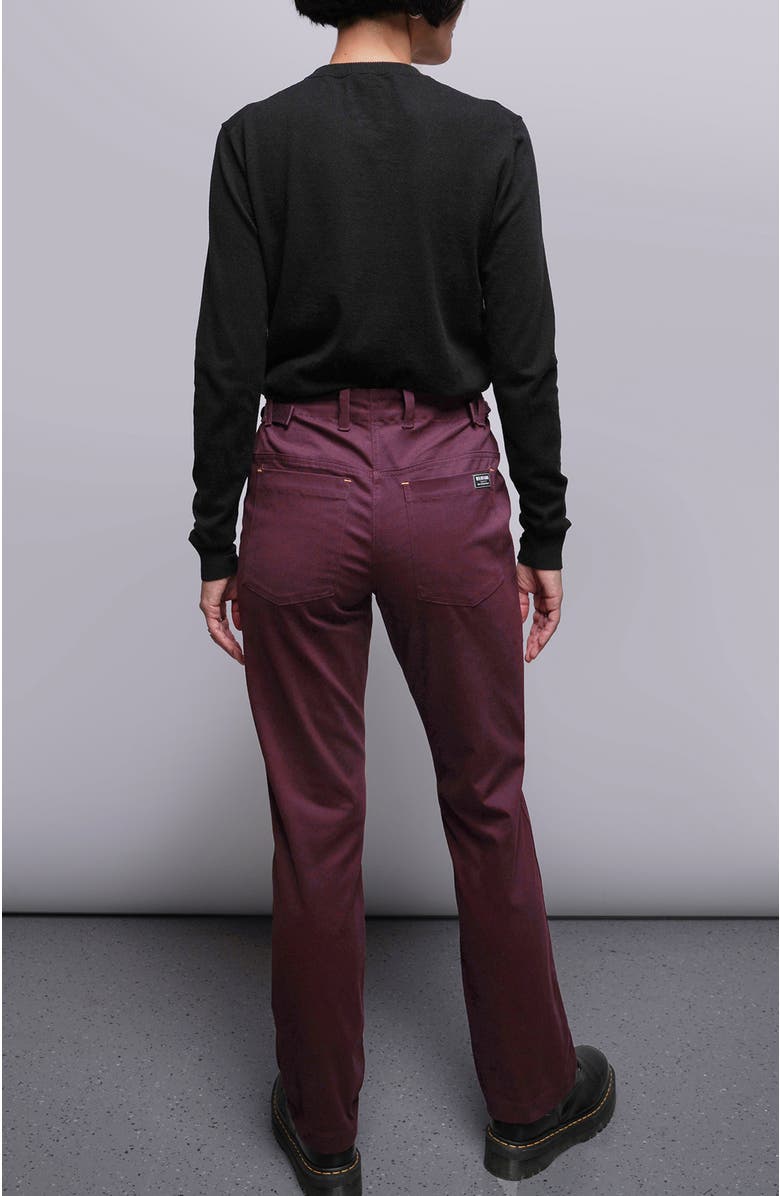 WILDFANG The Essential Cotton Twill Utility Pant, Alternate, color, Merlot