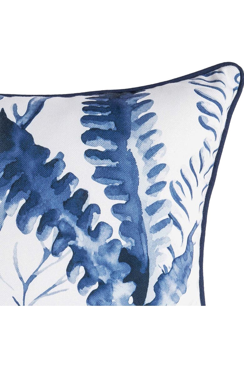 Midnight Lagoon Coral Pillow, Alternate, color, Blue