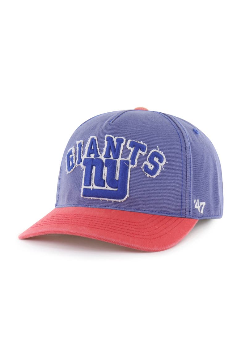 Men's '47 Royal New York Giants  Calderwood Well Worn Hitch Adjustable Hat, Alternate, color, Royal
