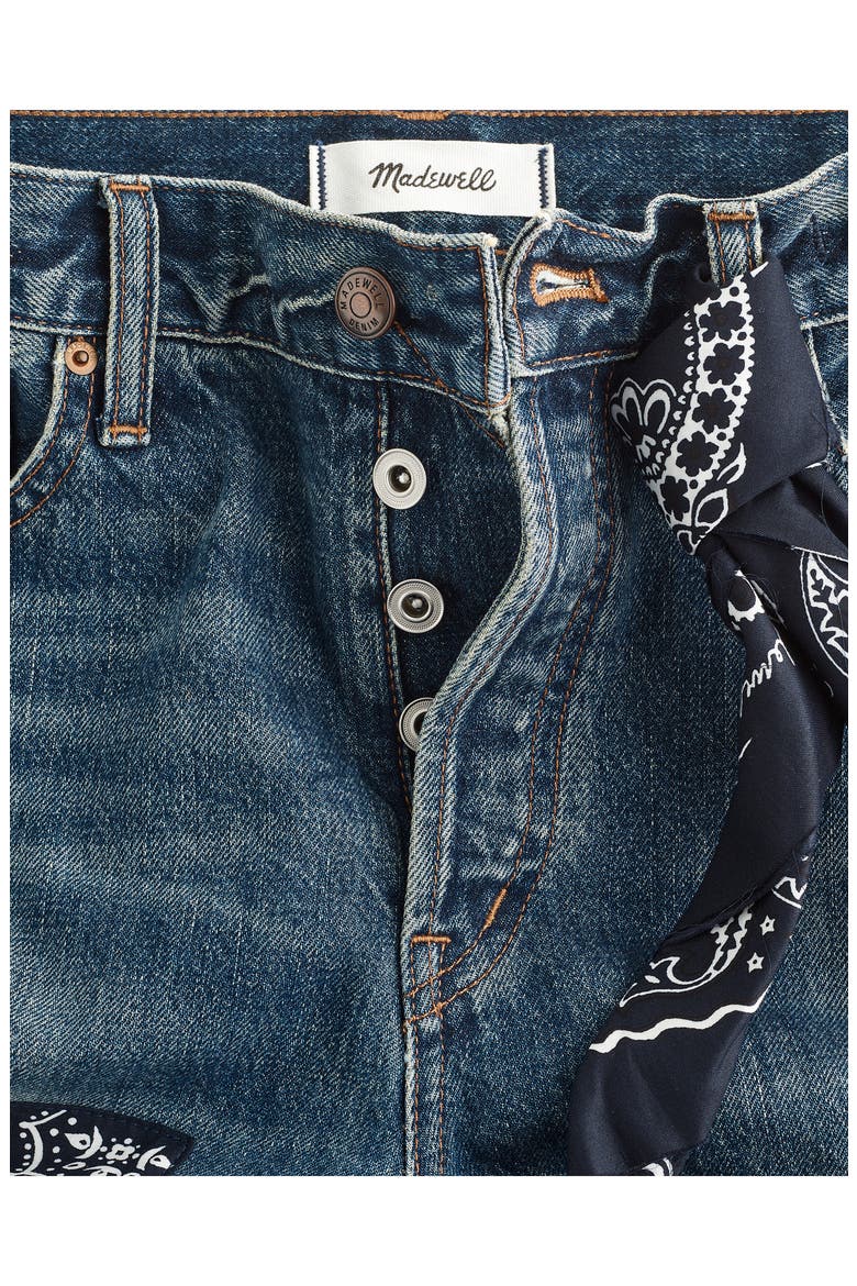 Low Slung Baggy Patchwork Jeans, Alternate, color, MIZUMA WASH