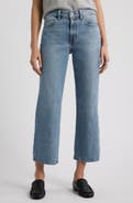 Nordstrom High Waist Crop Straight Leg Jeans