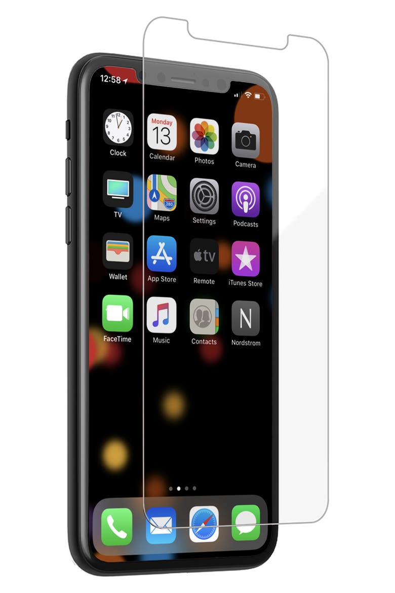 Clean Screenz Glass iPhone XS/11 Pro Screen Protector, Main, color, CLEAR