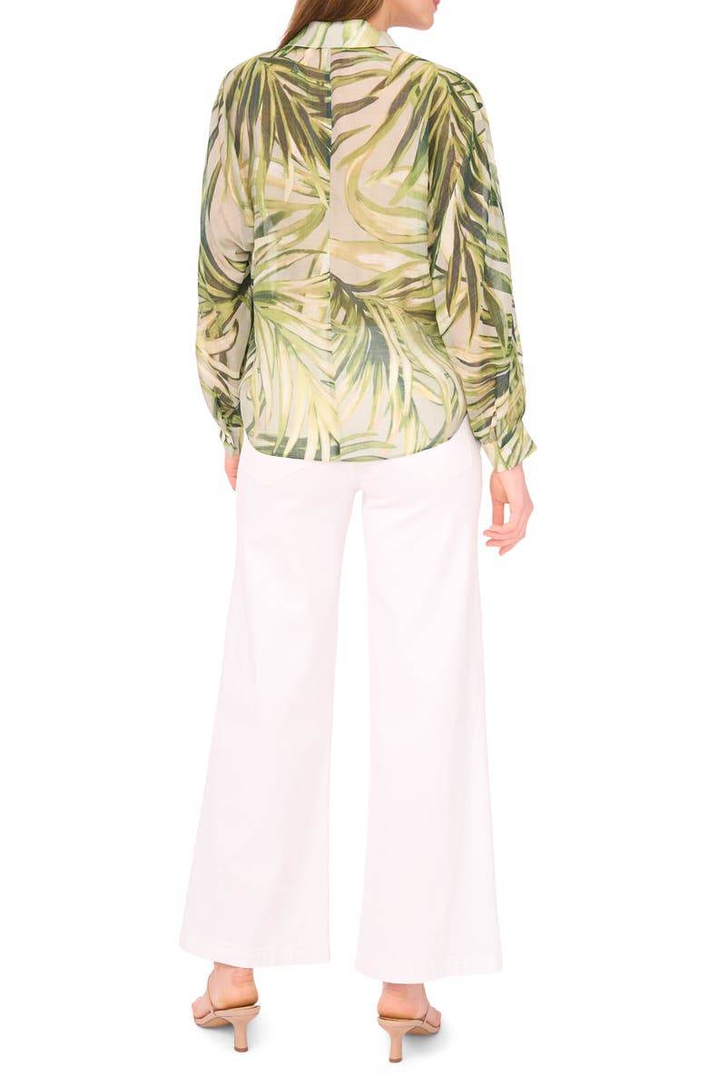 Vince Camuto Tie Front Button-Up Shirt, Alternate, color, 