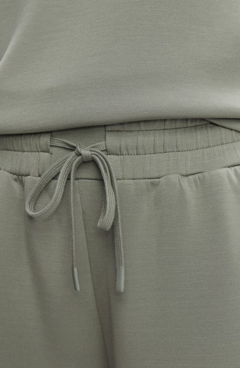 Varley Ollie High Waist Sweat Shorts, Alternate, color, Shadow