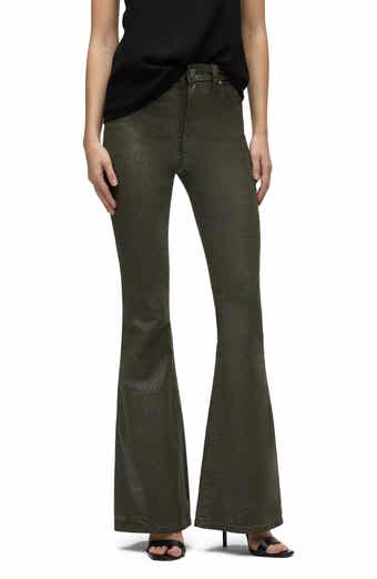 Hudson Jeans Holly Glitter High Waist Flare Jeans