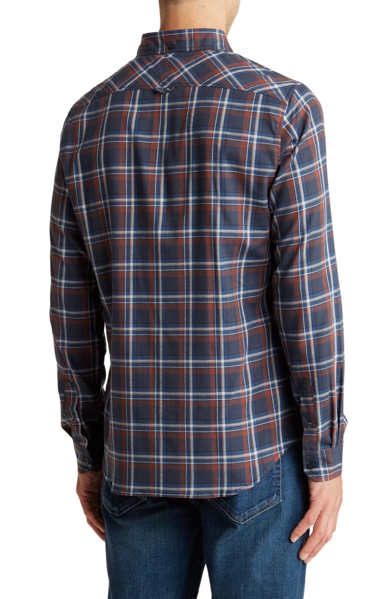 Ben Sherman Winter Madras Check Button-Up Shirt, Alternate, color, 