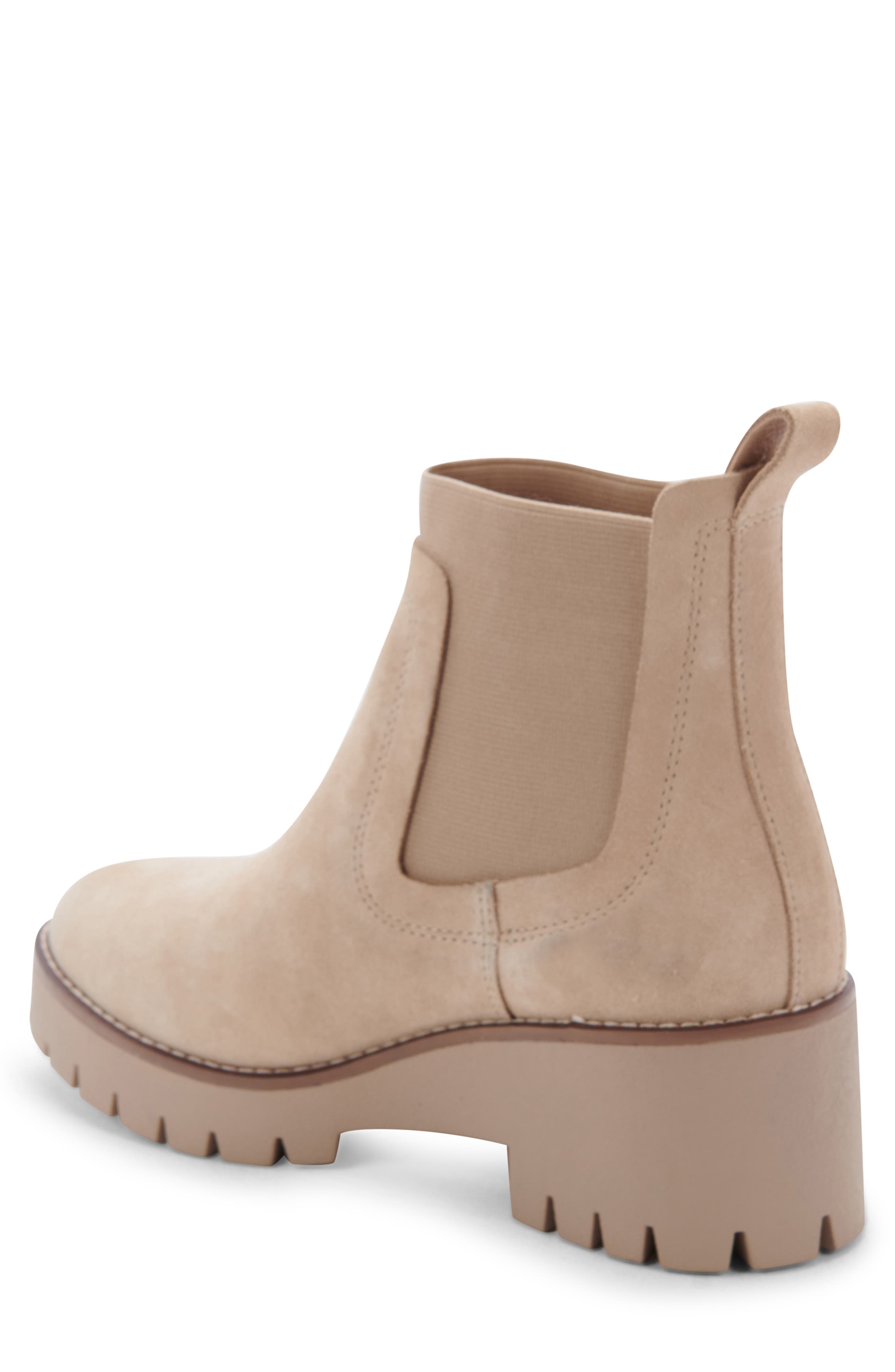 Dyme Waterproof Chelsea Boot, Alternate, color, SAND SUEDE