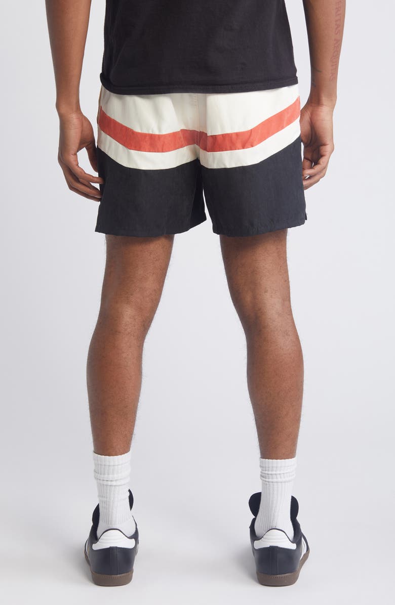 HONOR THE GIFT Stripe Track Shorts, Alternate, color, 