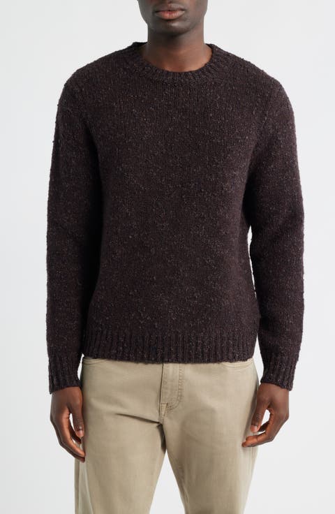 Italian Merino Wool Blend Crewneck Sweater