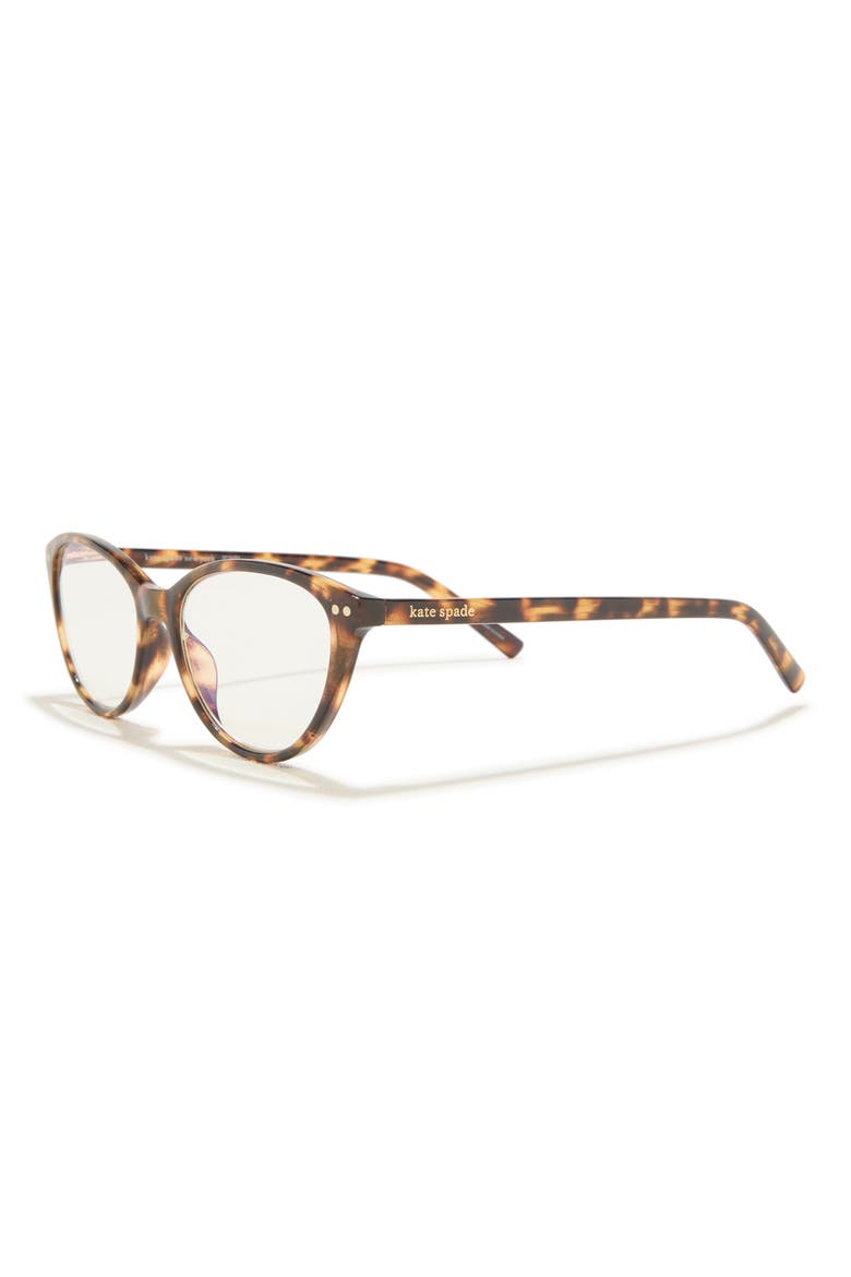 roanne 54mm cat eye reading glasses, Alternate, color, HAVANA GOLD
