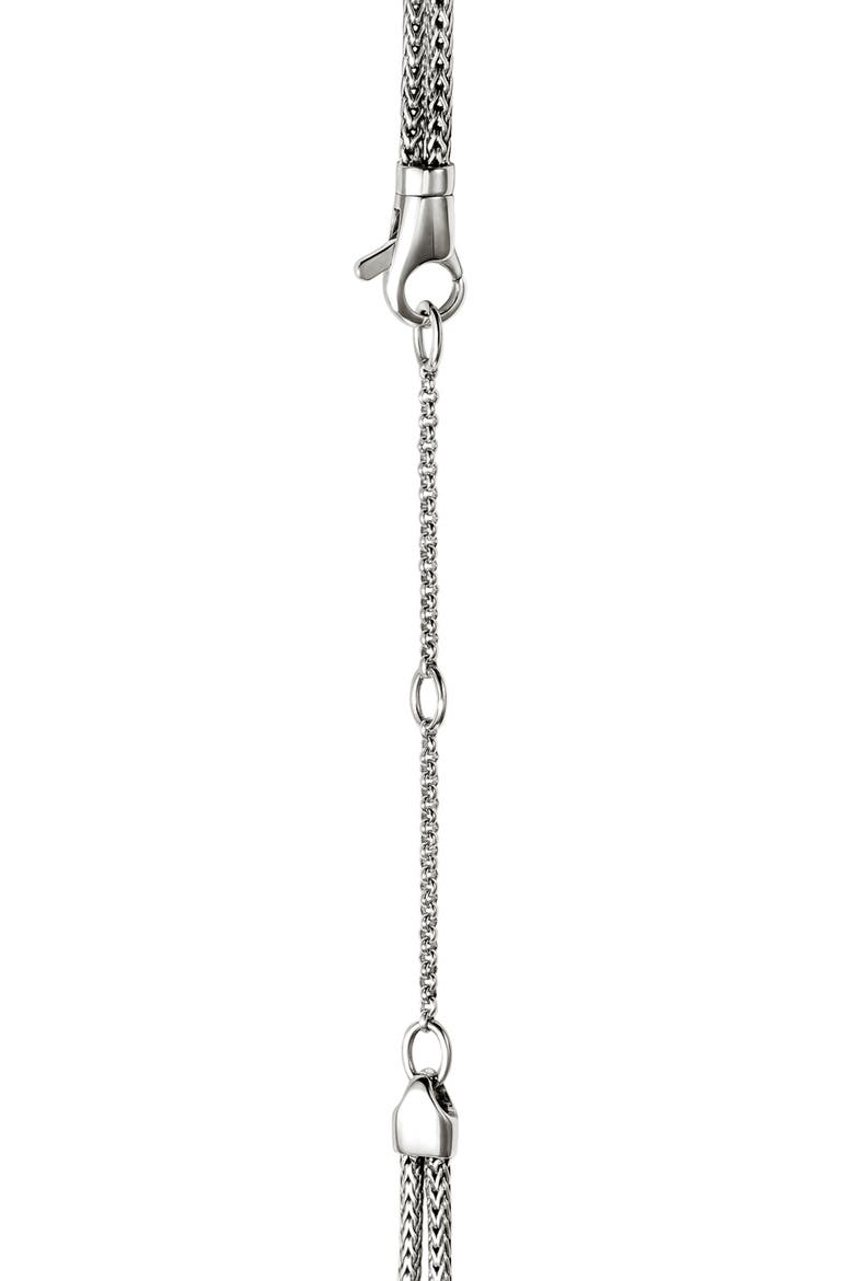 Love Knot Necklace, Alternate, color, SILVER