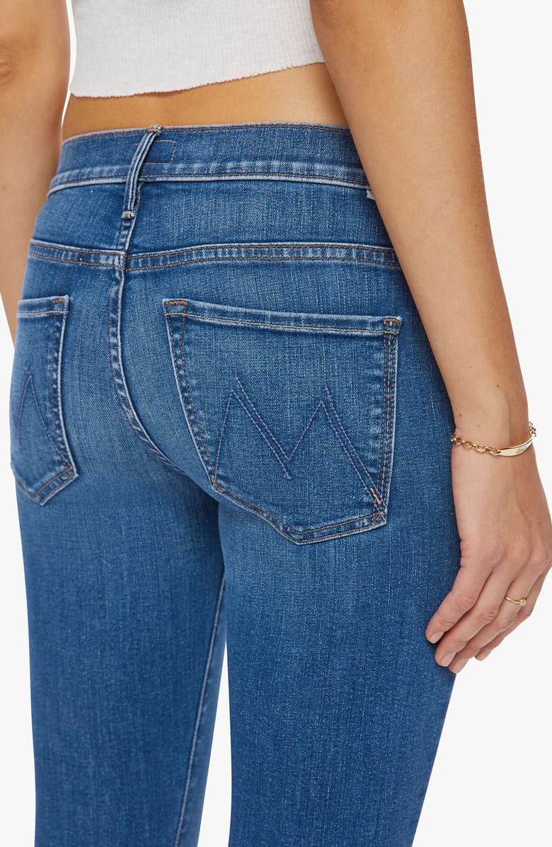 MOTHER The Down Low Heel Low Rise Flare Jeans, Alternate, color, 