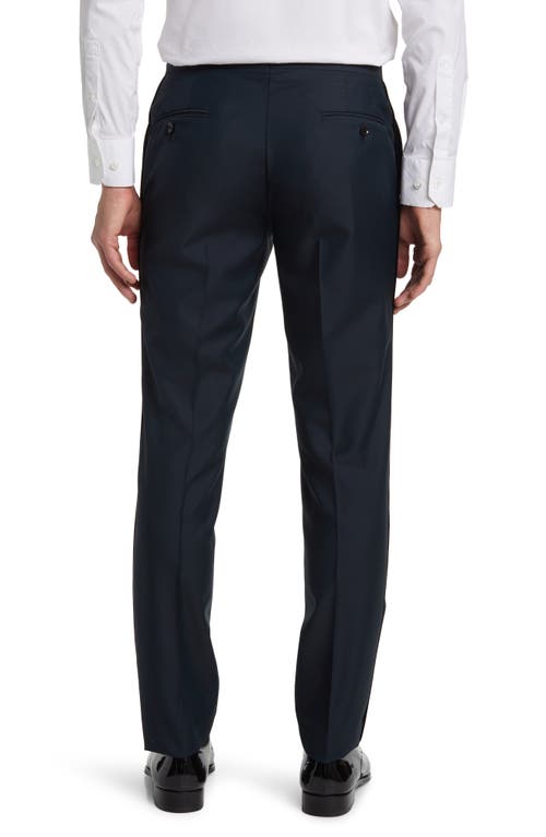 TED BAKER TED BAKER LONDON JOSH SLIM FIT WOOL TUXEDO SUIT PANTS