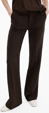 MANGO Mid Rise Flare Pants