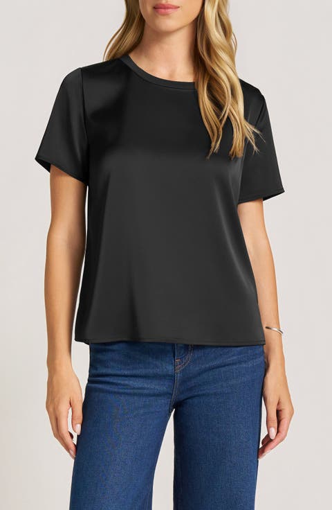 Clove Satin T-Shirt