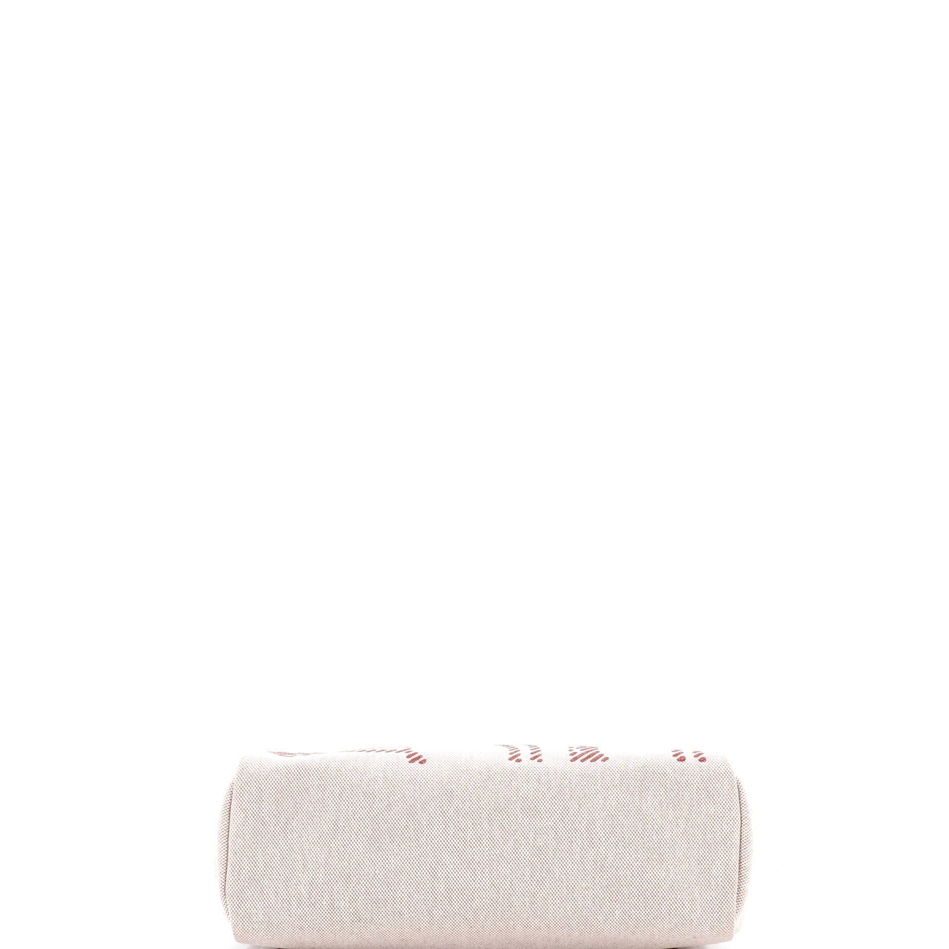 Pre-Owned Hermes Herbag Zip Relief Brides de Gala Toile and Leather 31, Alternate, color, 