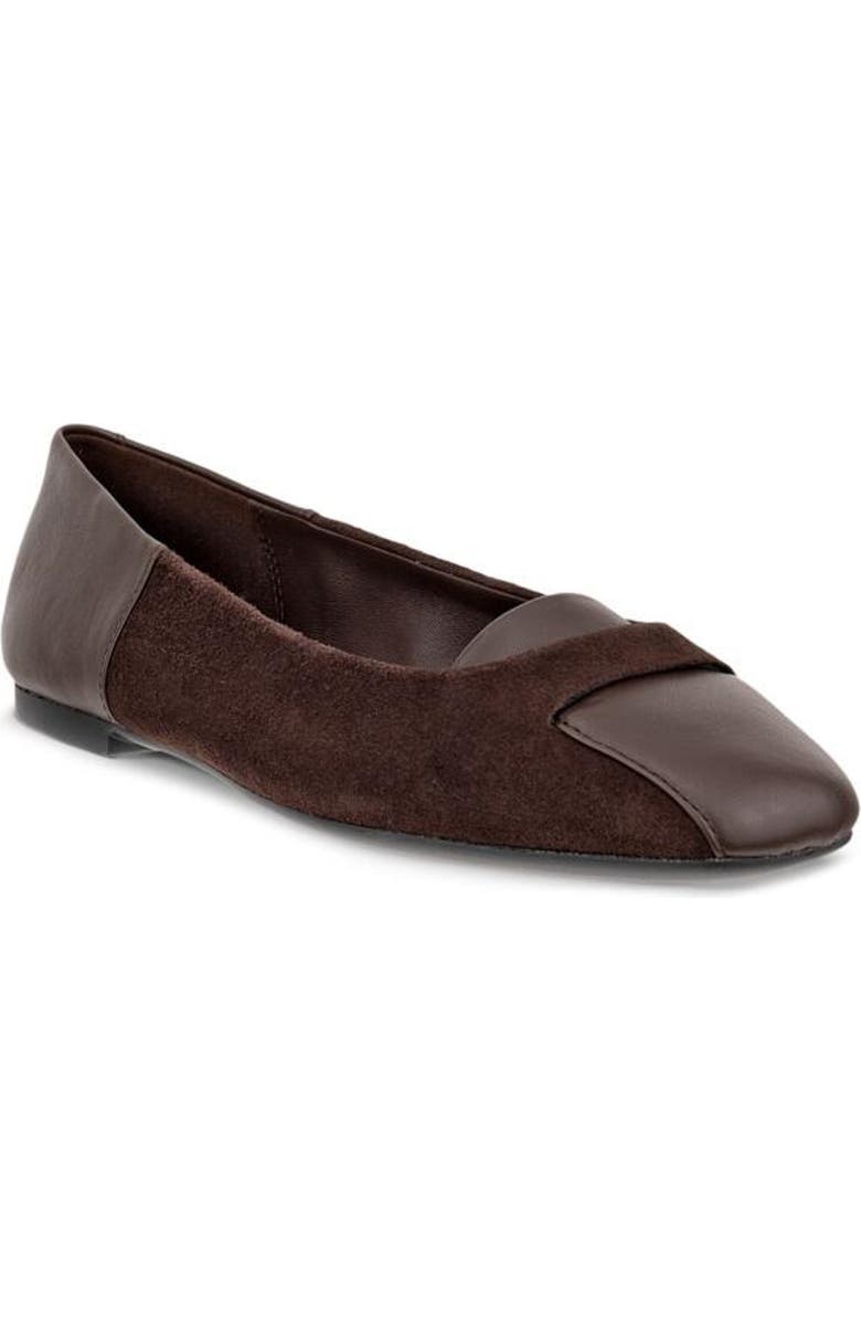 ECCO Margot Origami Ballet Flat, Main, color, Mocha/ Mocha