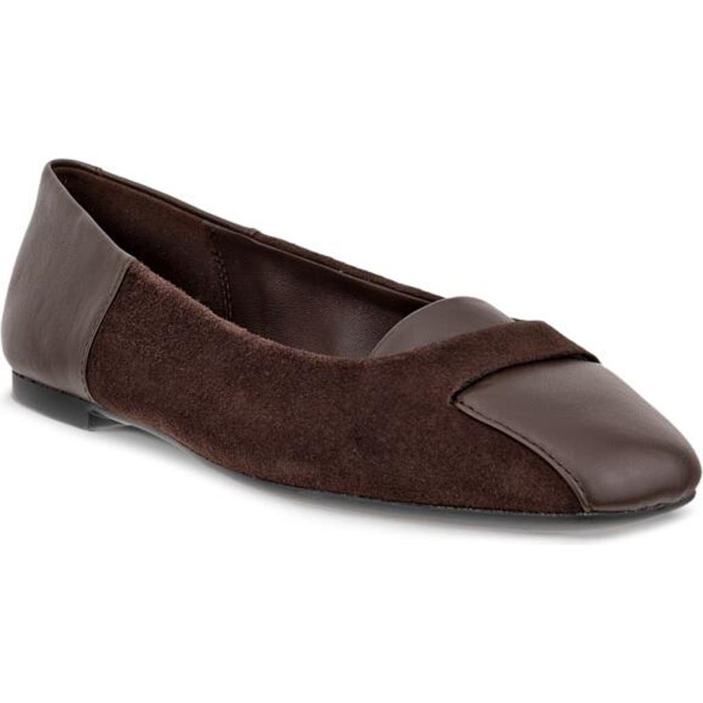Ecco Margot Origami Ballet Flat In Brown