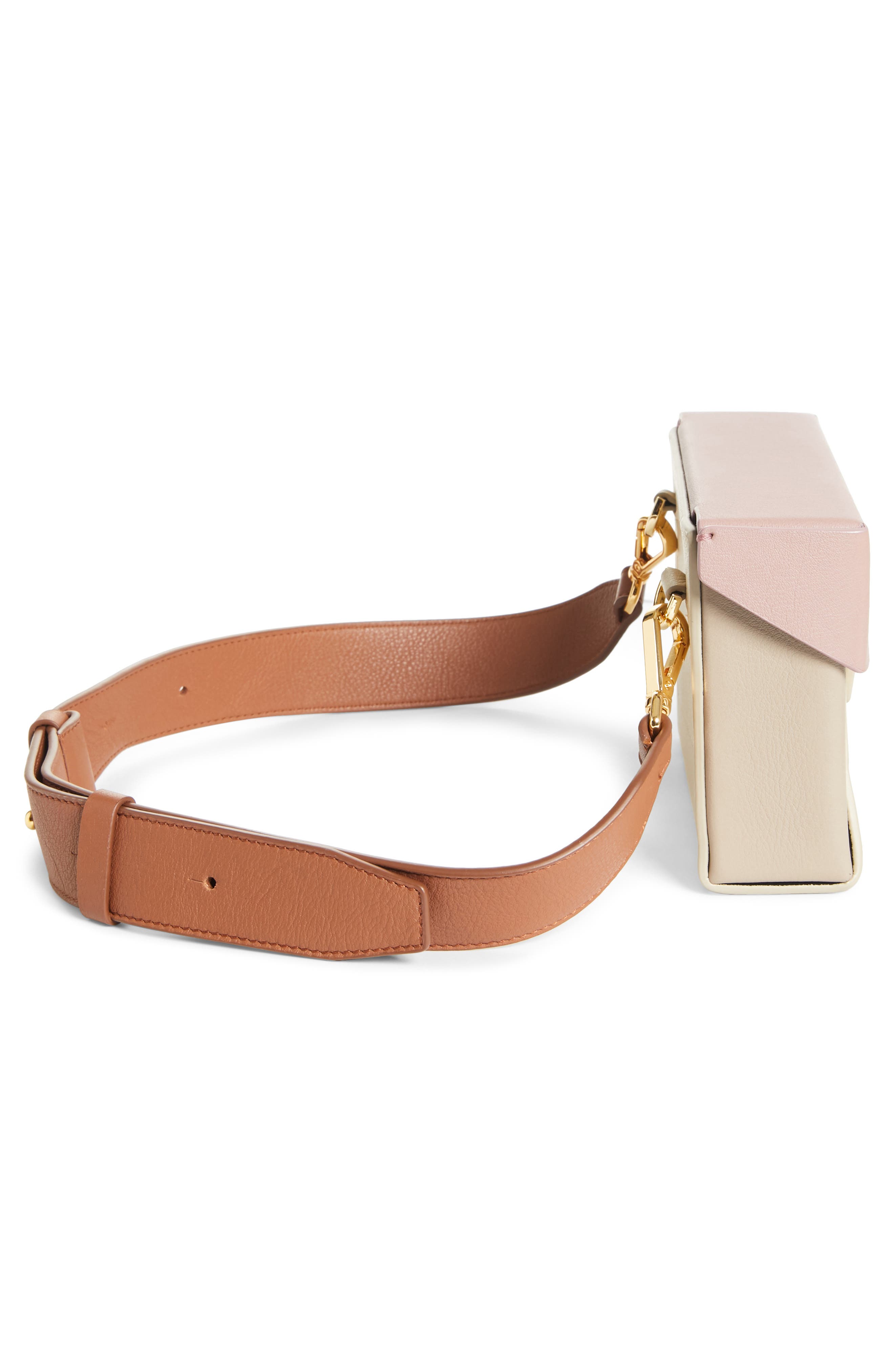 Lola Belt Bag, Alternate, color, BROWNROSE MARMO