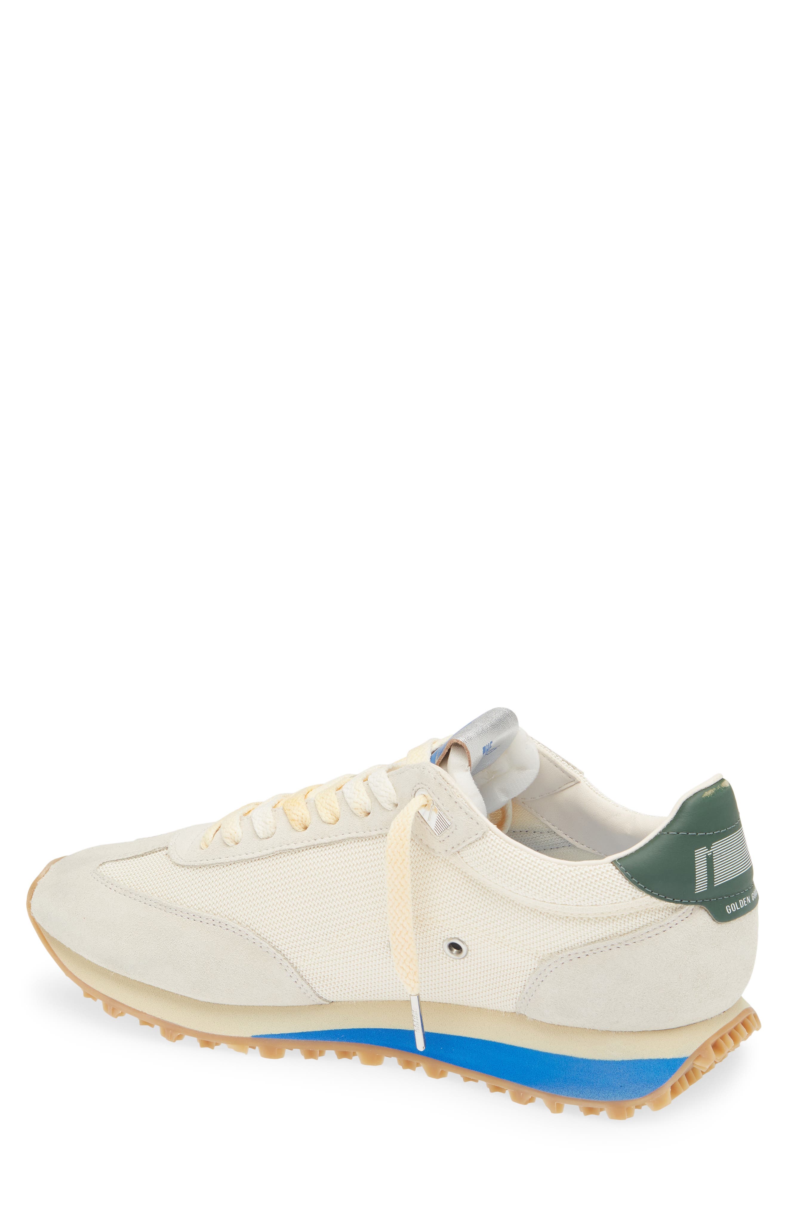 Running Marathon Sneaker, Alternate, color, BEIGE/ GREY/ GREEN
