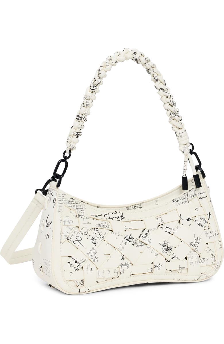 Desigual Crisscross Shoulder Bag, Alternate, color, Medium Beige