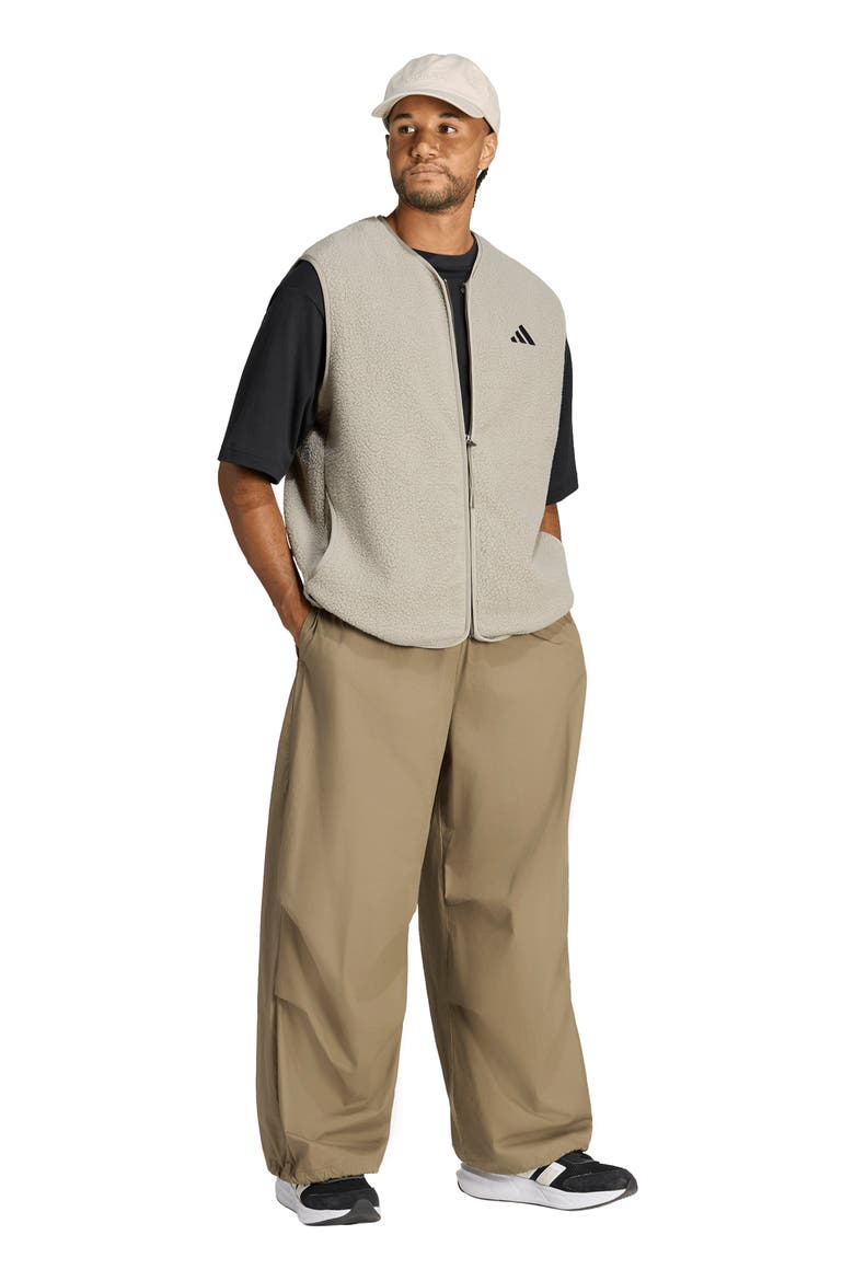 3S Warm Fleece Vest, Alternate, color, SILVER PEBBLE