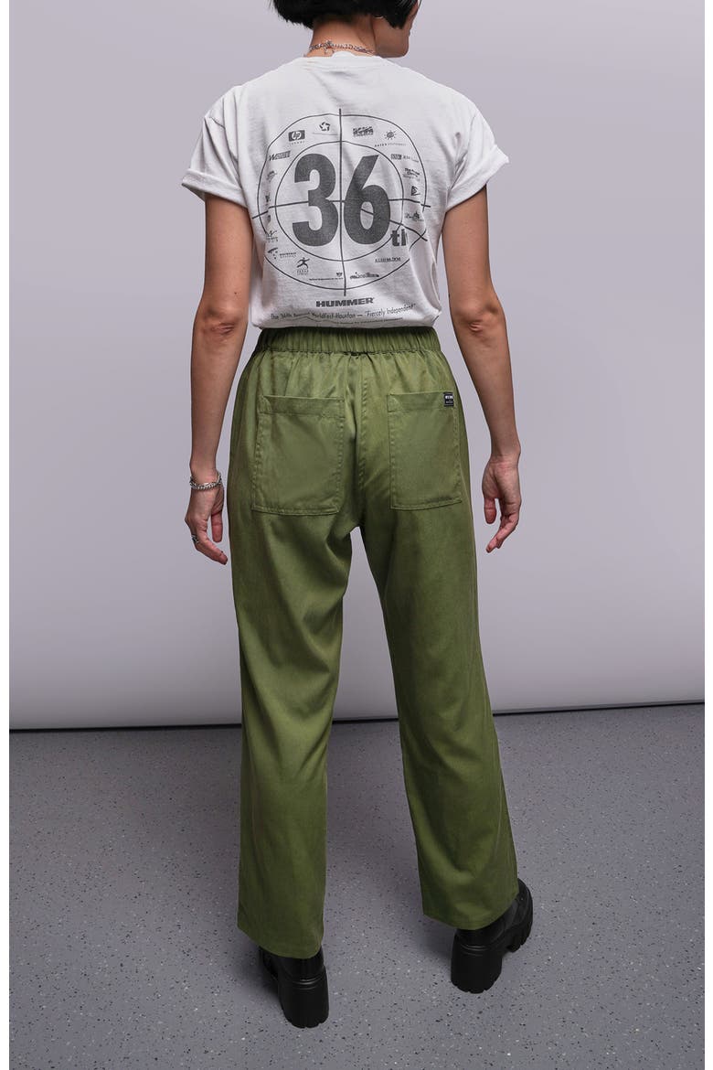 The Everyday Drawstring Pant, Alternate, color, MOSS GREEN