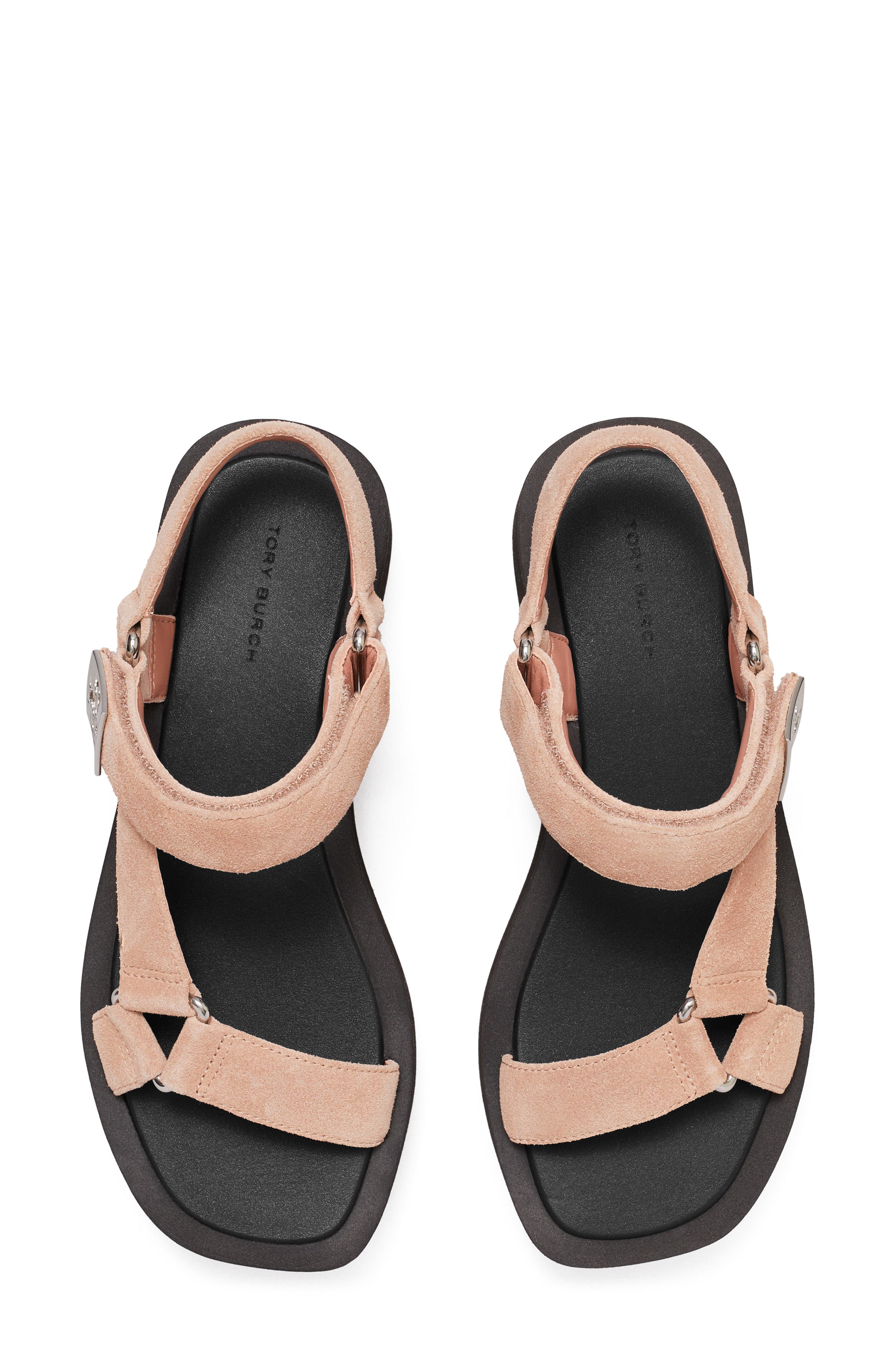 Mellow Platform Sandal, Alternate, color, MALVA / PERFECT BLACK / SILVER