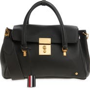Thom Browne Bolton Pebble Grain Leather Satchel