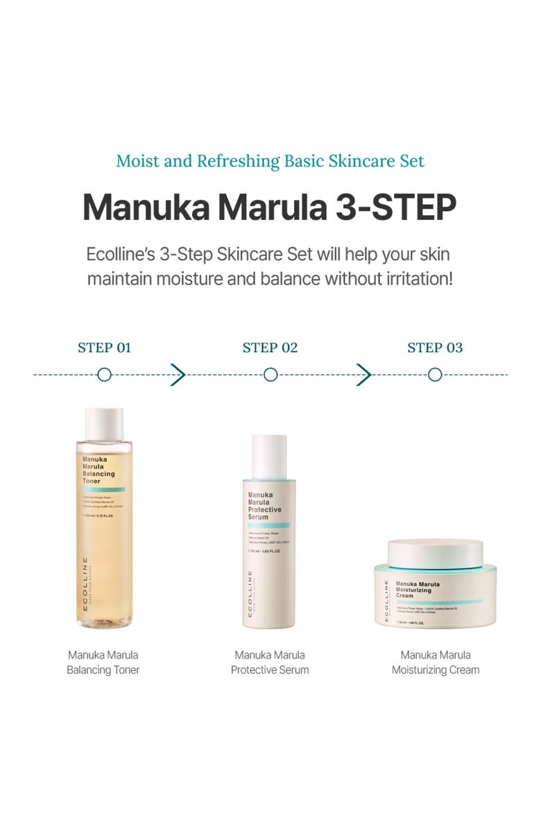 Ecolline Manuka Marula 3-Step Gift Set, Alternate, color, NO COLOR