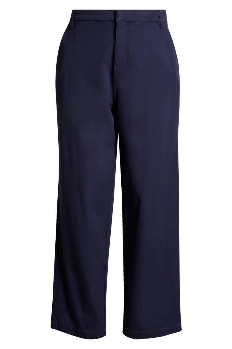 Orchard High Waist Stretch Twill Chino Pants, Alternate, color, NAVY