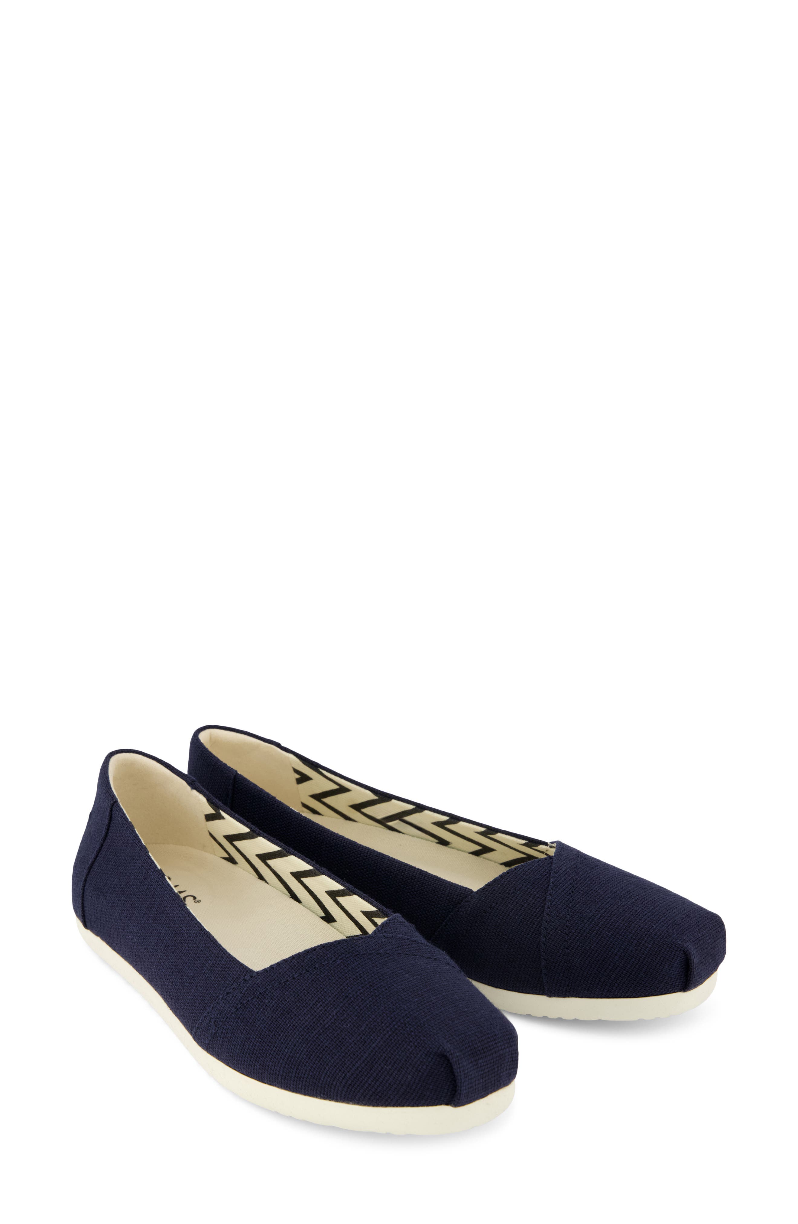 Alpargata Ballet Flat, Alternate, color, NAVY