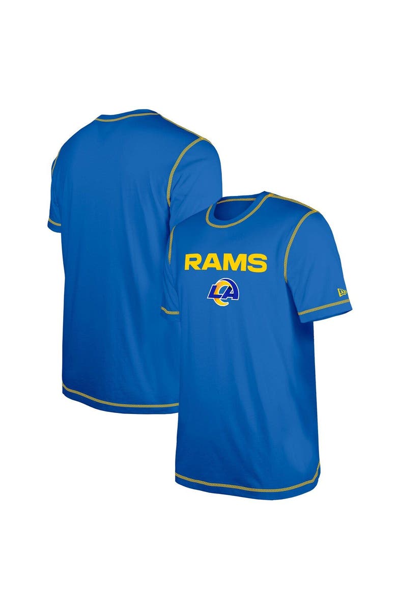 New Era Men's New Era Royal Los Angeles Rams Third Down Puff Print T-Shirt, Main, color, Royal