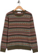 JASON WU Fair Isle Geo Crewneck Sweater