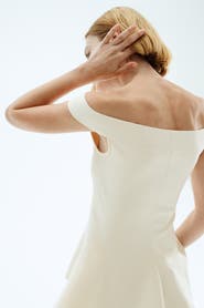 H&M Off-the-shoulder Peplum Top