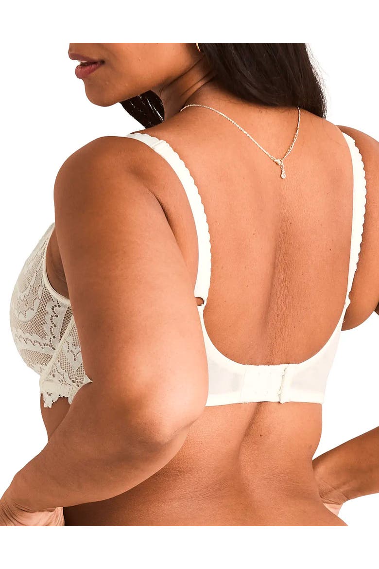 Farrah Unlined Full Coverage Bra, Alternate, color, Light white