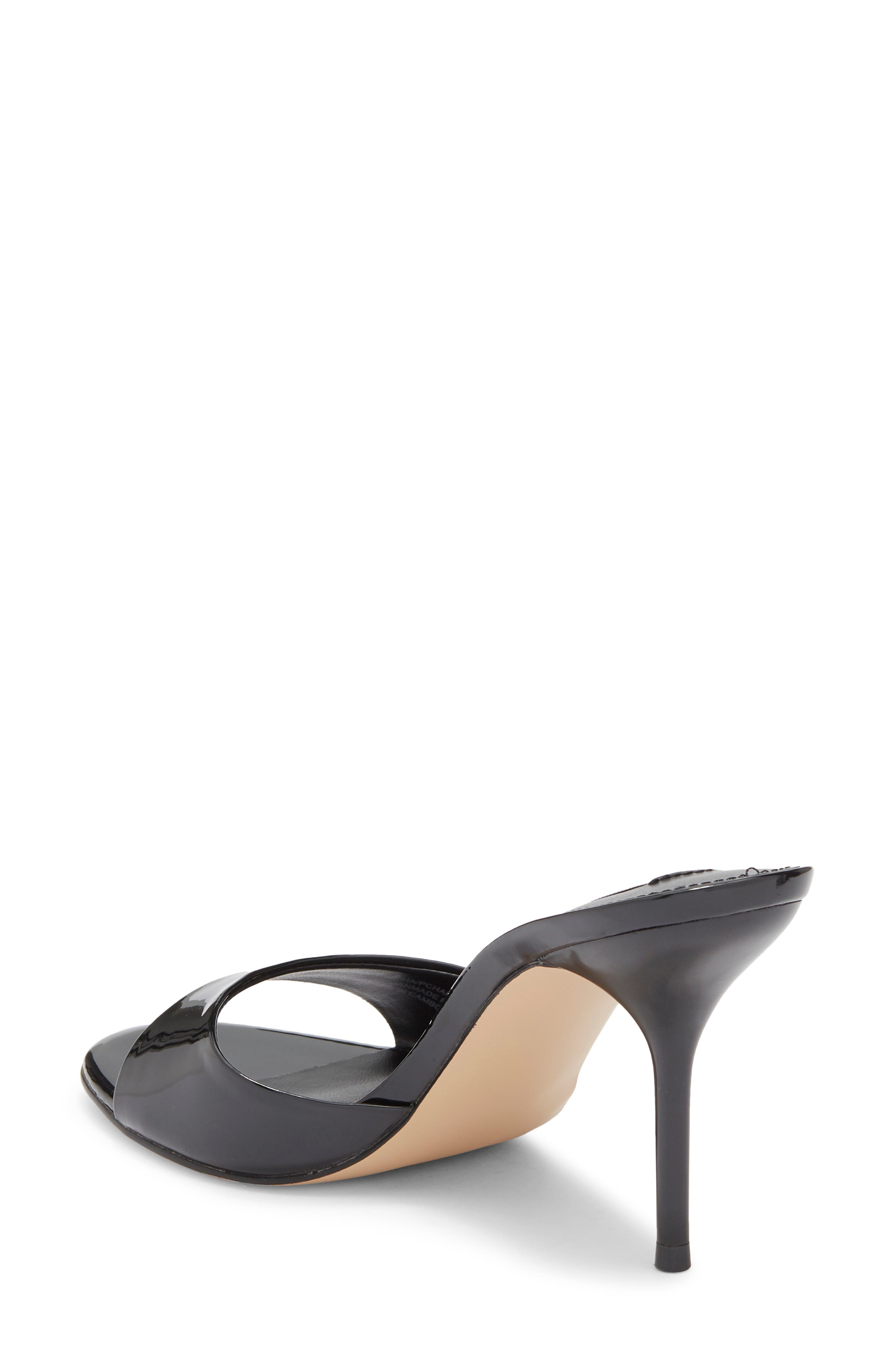 Steve Madden Porcha Stiletto Mule Sandal, Alternate, color, Black