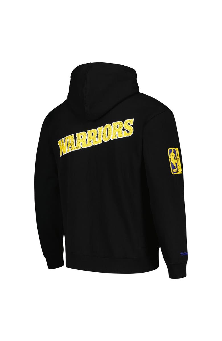Mitchell & Ness Men's Mitchell & Ness Black Golden State Warriors Hardwood Classics OG 2.0 Pullover Hoodie, Alternate, color, Black
