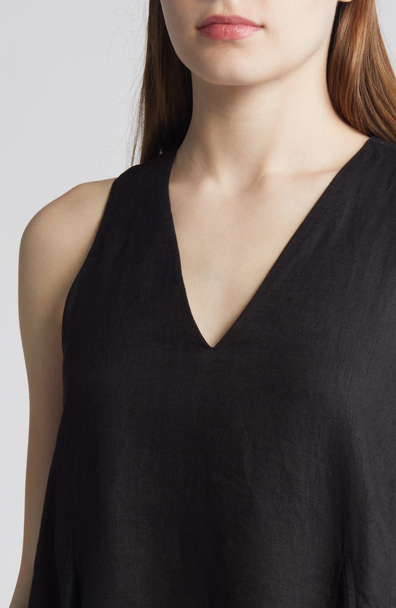 COS Sleeveless Linen Dress, Alternate, color, 