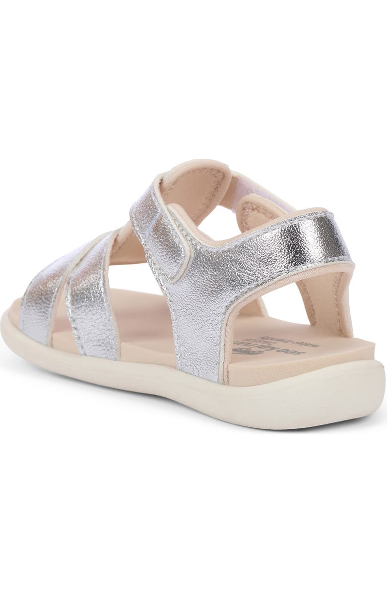 See Kai Run Kids' Shayna Sandal, Alternate, color, Silver Metallic