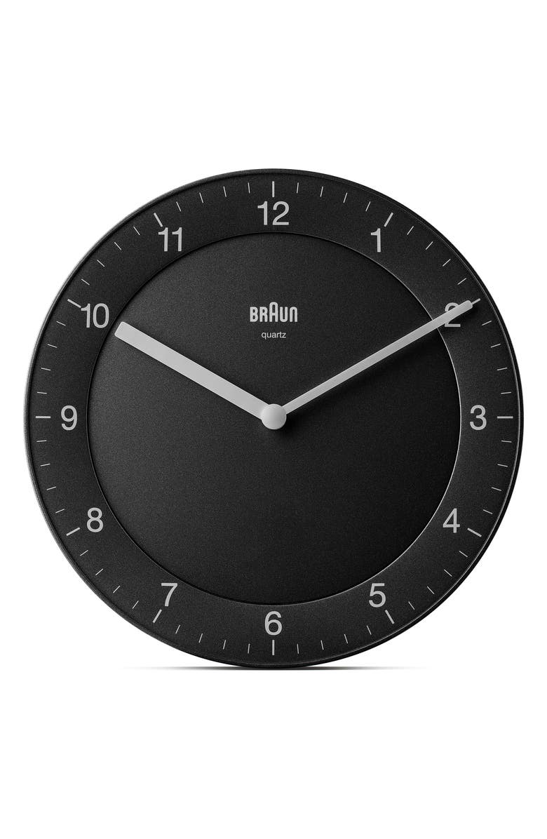 Braun Classic Analog Wall Clock, Main, color,