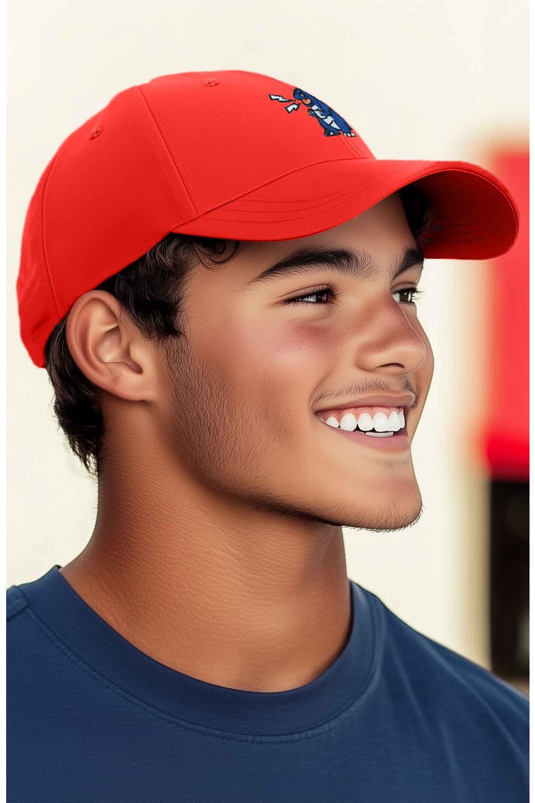 Big Lizard Cap, Alternate, color, Red
