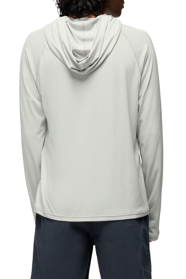 Sol Shade Long Sleeve Performance Hoodie, Alternate, color, RIVER ROCK