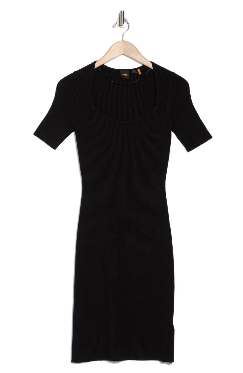 BOSS Orange Fesco Short Sleeve Dress, Alternate, color, 