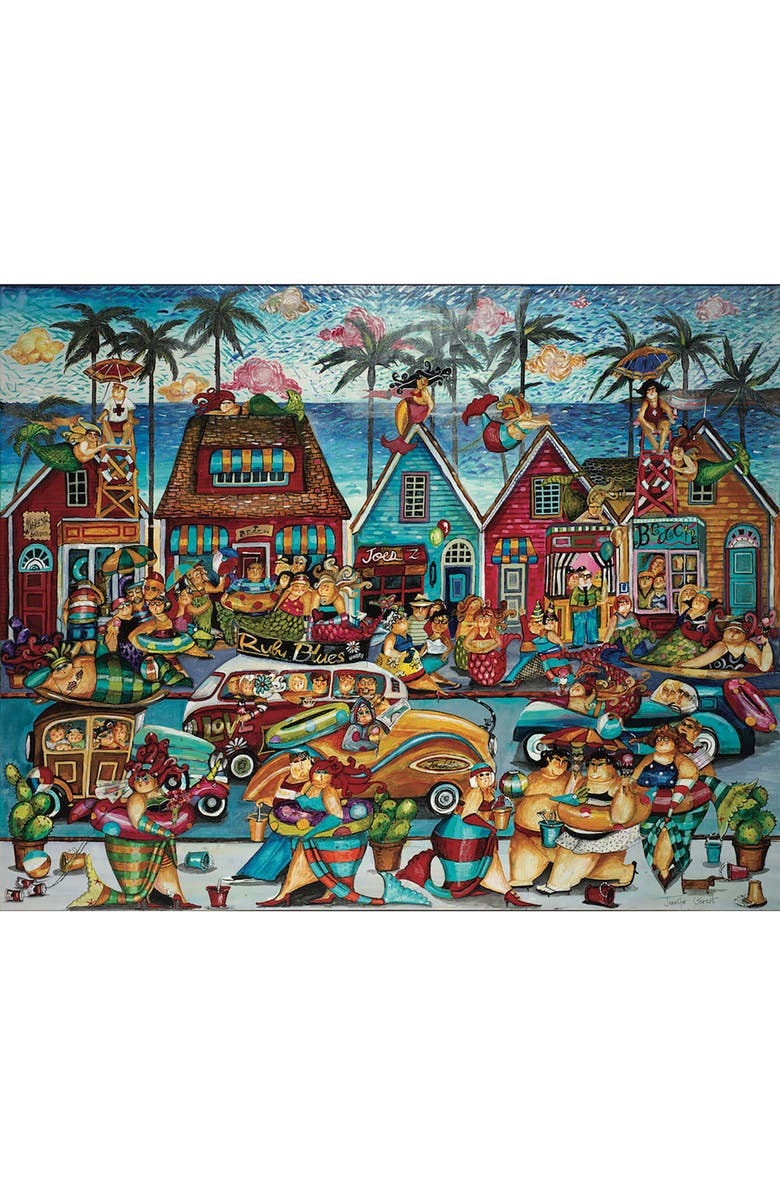 Hart Puzzles Bathtub Beach by Jennifer Garant, 24 x 30 Inches, 1000 Piece Puzzle, Alternate, color, Multicolored